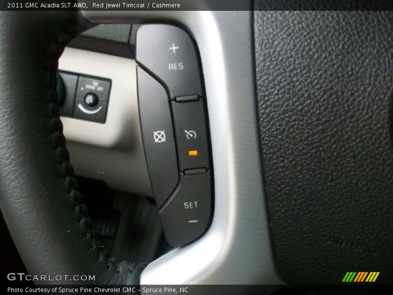 Red Jewel Tintcoat / Cashmere 2011 GMC Acadia SLT AWD