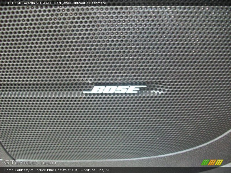 Red Jewel Tintcoat / Cashmere 2011 GMC Acadia SLT AWD