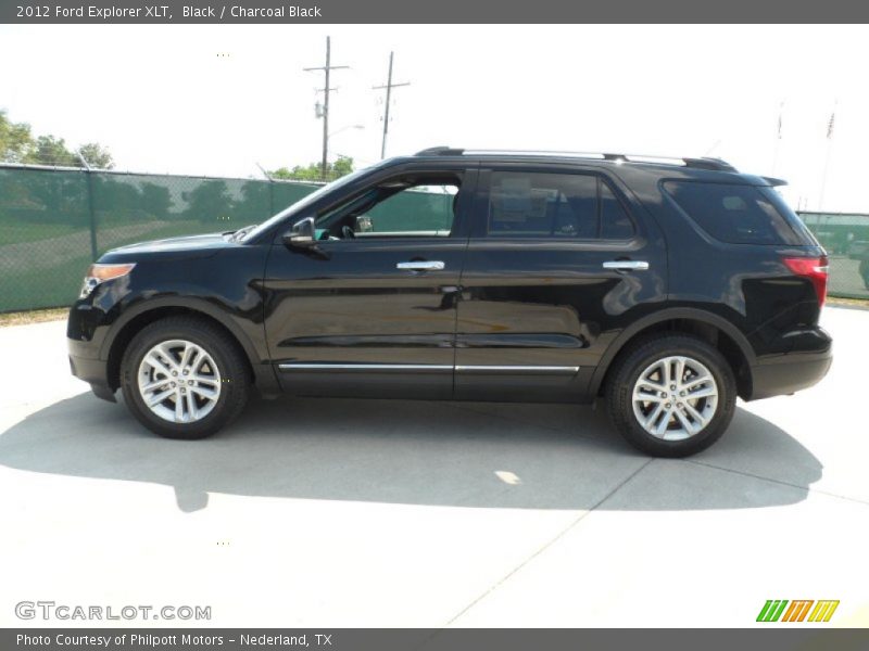 Black / Charcoal Black 2012 Ford Explorer XLT
