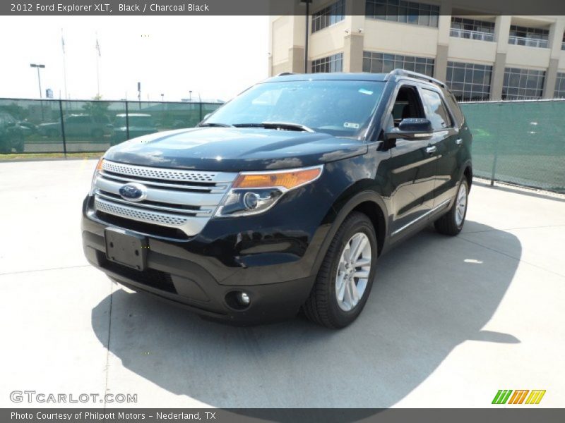 Black / Charcoal Black 2012 Ford Explorer XLT