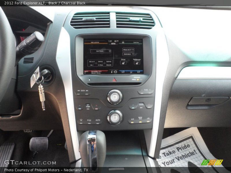 Black / Charcoal Black 2012 Ford Explorer XLT