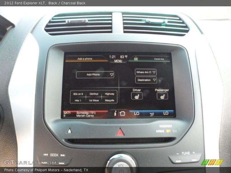 Black / Charcoal Black 2012 Ford Explorer XLT