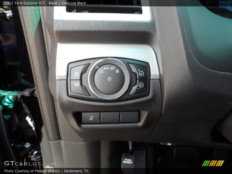 Controls of 2012 Explorer XLT
