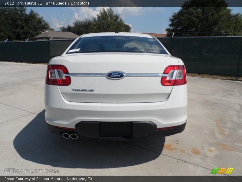 White Suede / Light Stone 2012 Ford Taurus SE