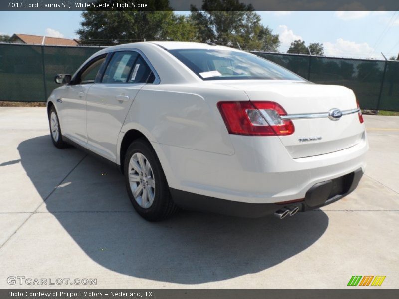 White Suede / Light Stone 2012 Ford Taurus SE