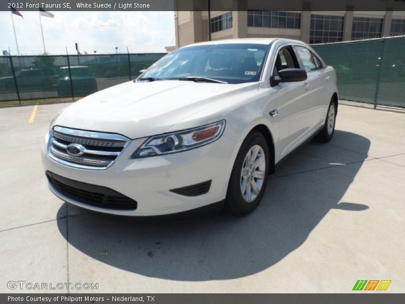 White Suede / Light Stone 2012 Ford Taurus SE
