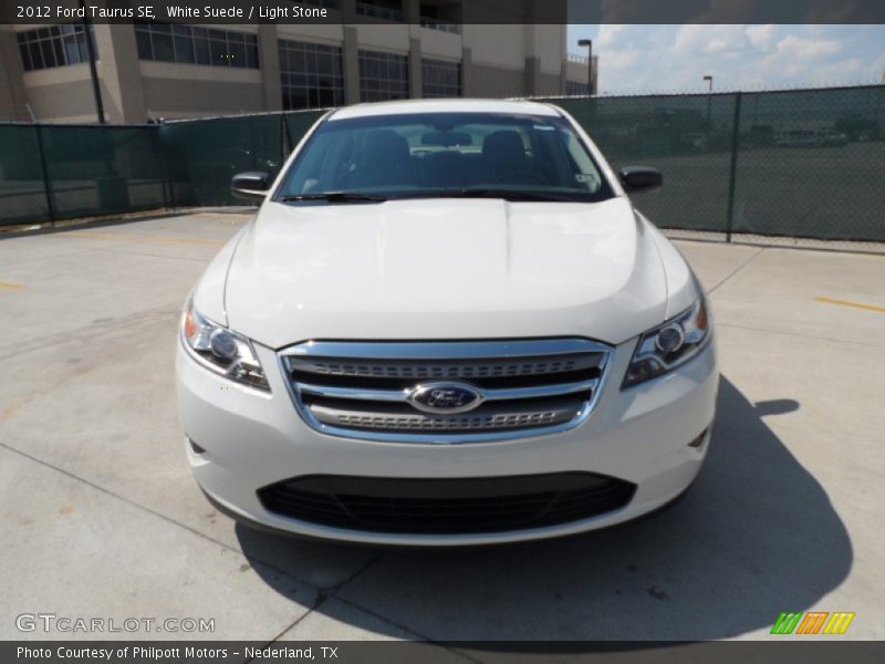 White Suede / Light Stone 2012 Ford Taurus SE