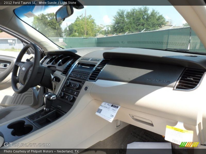 White Suede / Light Stone 2012 Ford Taurus SE