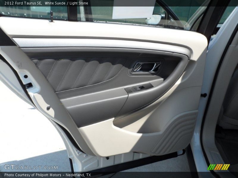 White Suede / Light Stone 2012 Ford Taurus SE