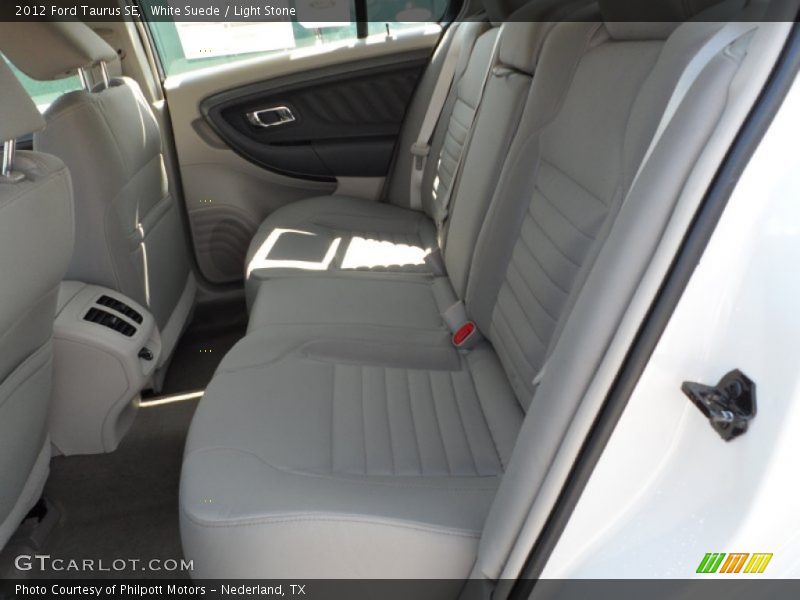 White Suede / Light Stone 2012 Ford Taurus SE