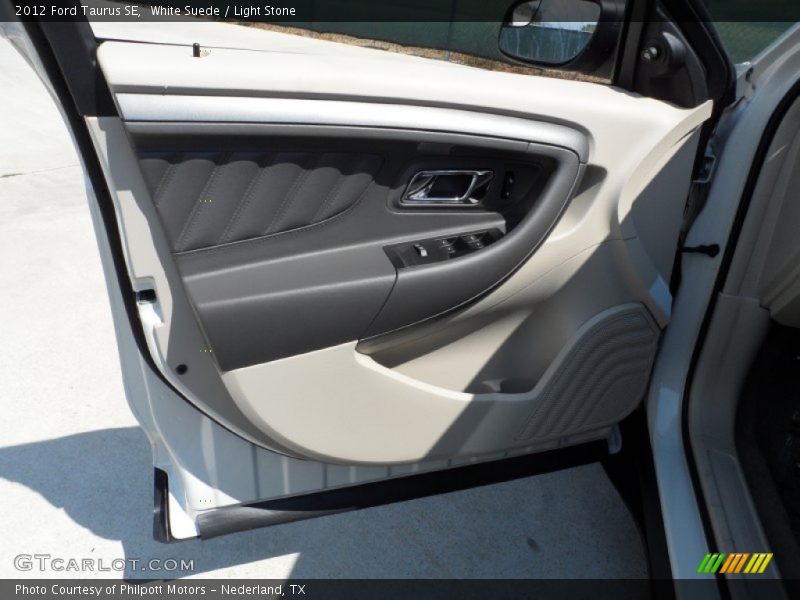 White Suede / Light Stone 2012 Ford Taurus SE