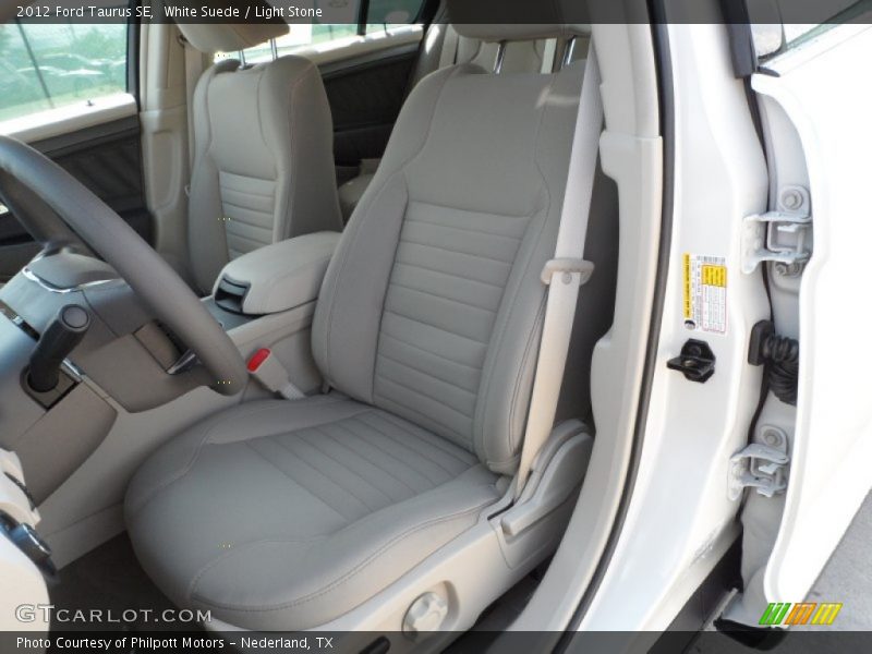White Suede / Light Stone 2012 Ford Taurus SE
