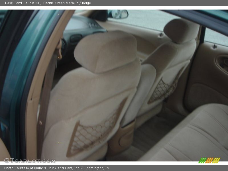 Pacific Green Metallic / Beige 1996 Ford Taurus GL