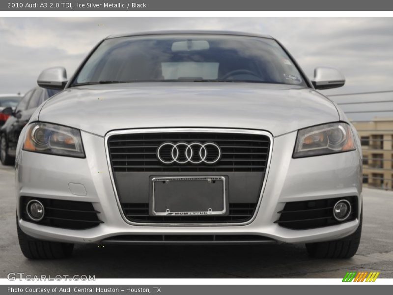 Ice Silver Metallic / Black 2010 Audi A3 2.0 TDI