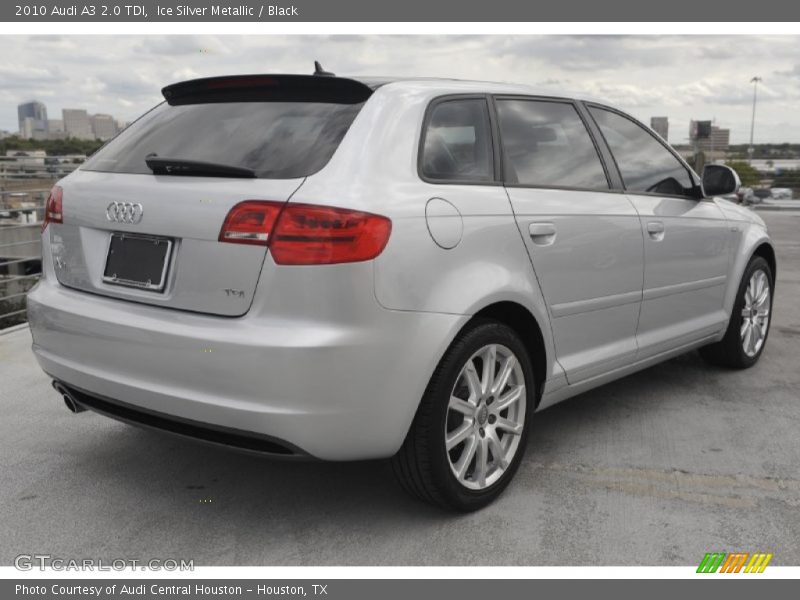 Ice Silver Metallic / Black 2010 Audi A3 2.0 TDI