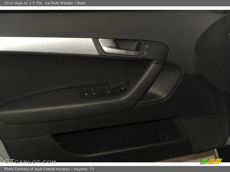 Ice Silver Metallic / Black 2010 Audi A3 2.0 TDI