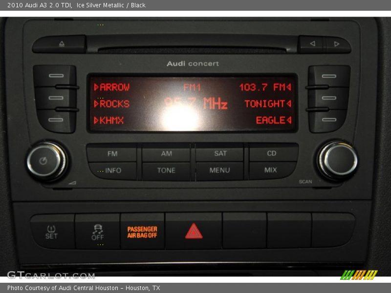 Audio System of 2010 A3 2.0 TDI