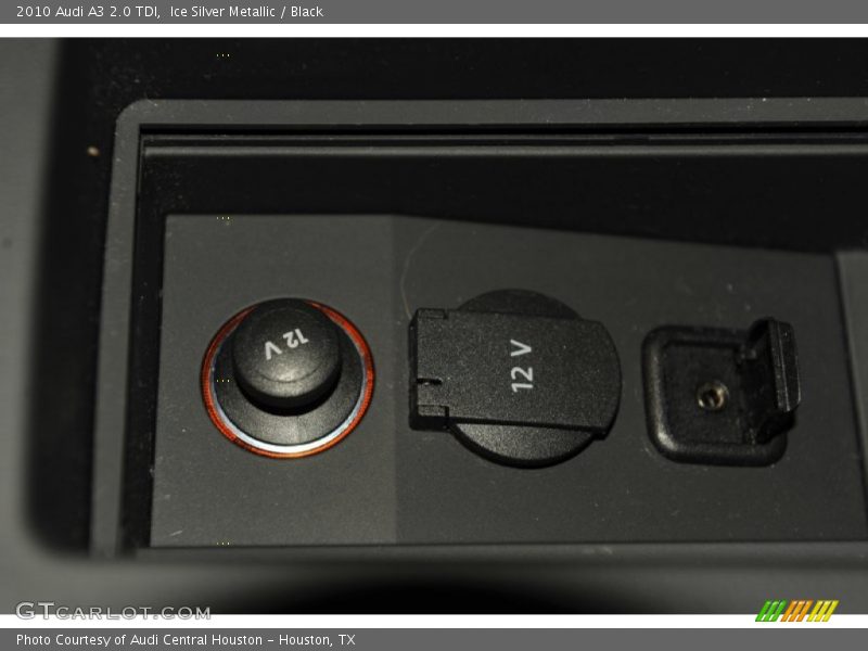 Ice Silver Metallic / Black 2010 Audi A3 2.0 TDI