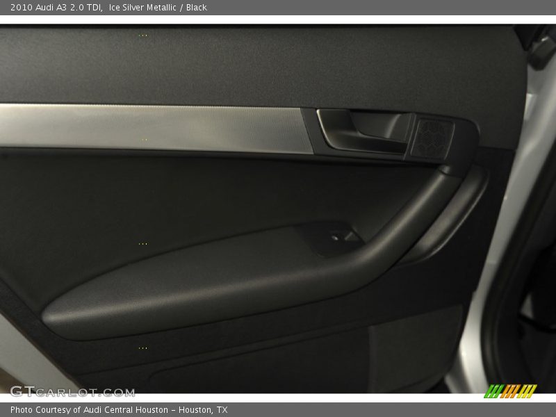 Ice Silver Metallic / Black 2010 Audi A3 2.0 TDI