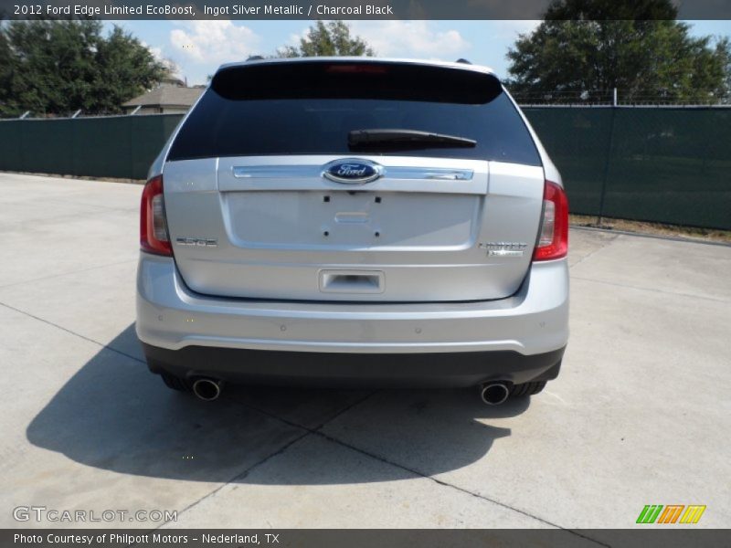 Ingot Silver Metallic / Charcoal Black 2012 Ford Edge Limited EcoBoost