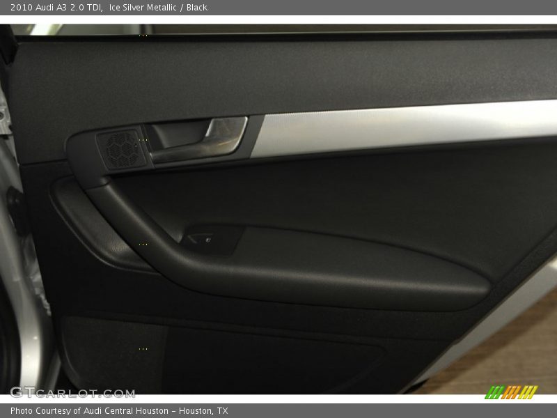 Ice Silver Metallic / Black 2010 Audi A3 2.0 TDI