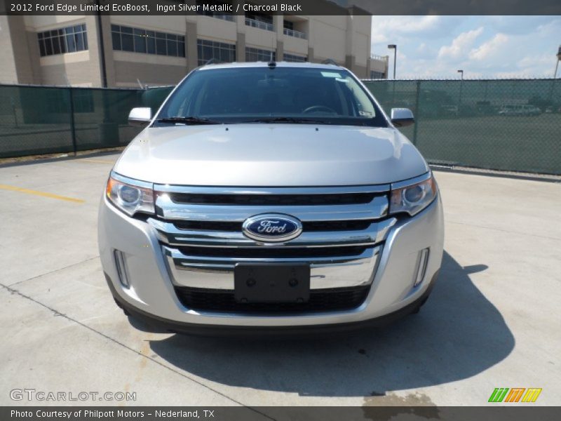 Ingot Silver Metallic / Charcoal Black 2012 Ford Edge Limited EcoBoost