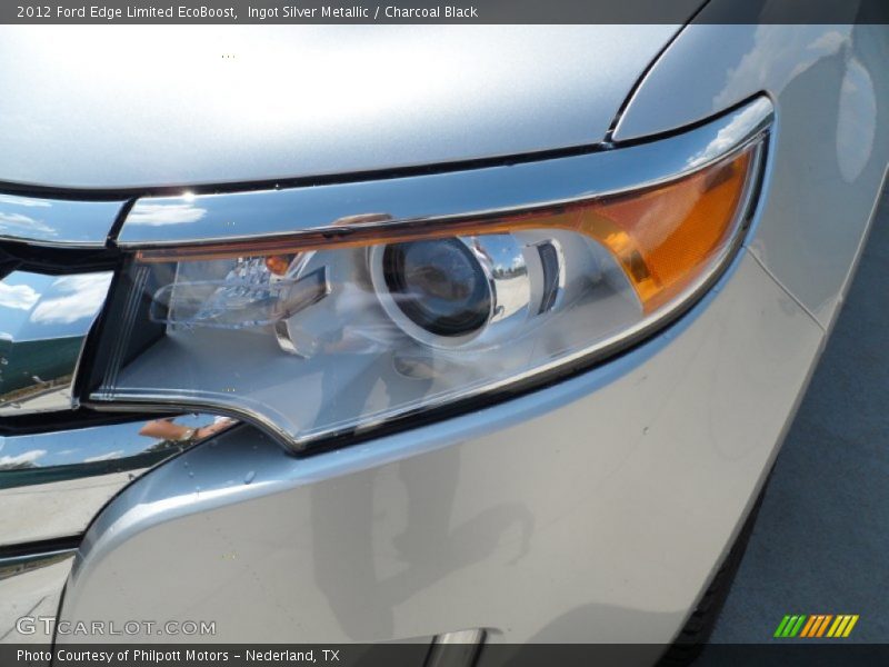 Ingot Silver Metallic / Charcoal Black 2012 Ford Edge Limited EcoBoost