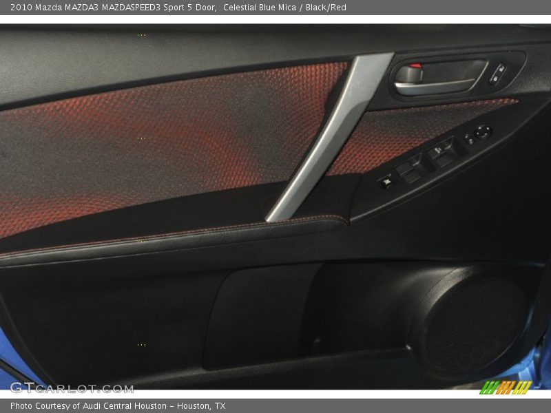 Celestial Blue Mica / Black/Red 2010 Mazda MAZDA3 MAZDASPEED3 Sport 5 Door