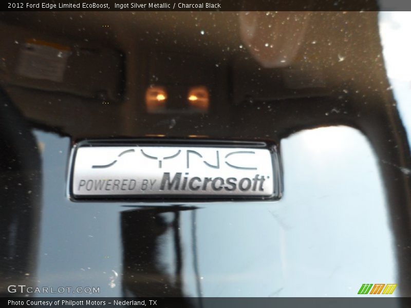 Ingot Silver Metallic / Charcoal Black 2012 Ford Edge Limited EcoBoost