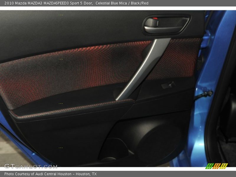 Celestial Blue Mica / Black/Red 2010 Mazda MAZDA3 MAZDASPEED3 Sport 5 Door