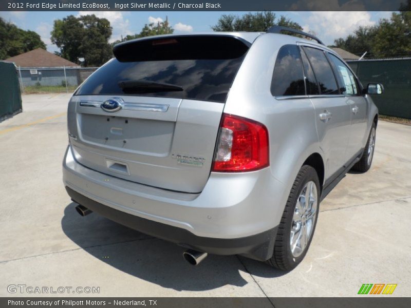 Ingot Silver Metallic / Charcoal Black 2012 Ford Edge Limited EcoBoost