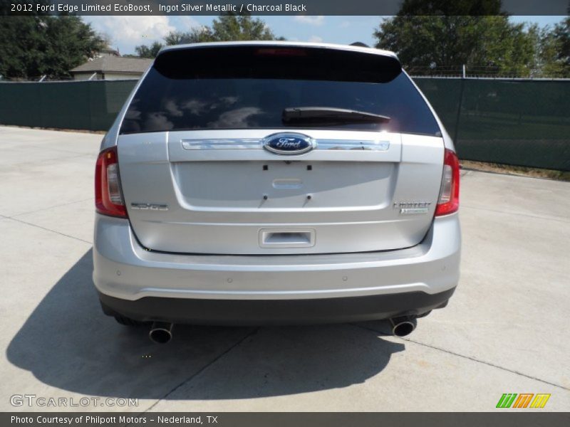 Ingot Silver Metallic / Charcoal Black 2012 Ford Edge Limited EcoBoost