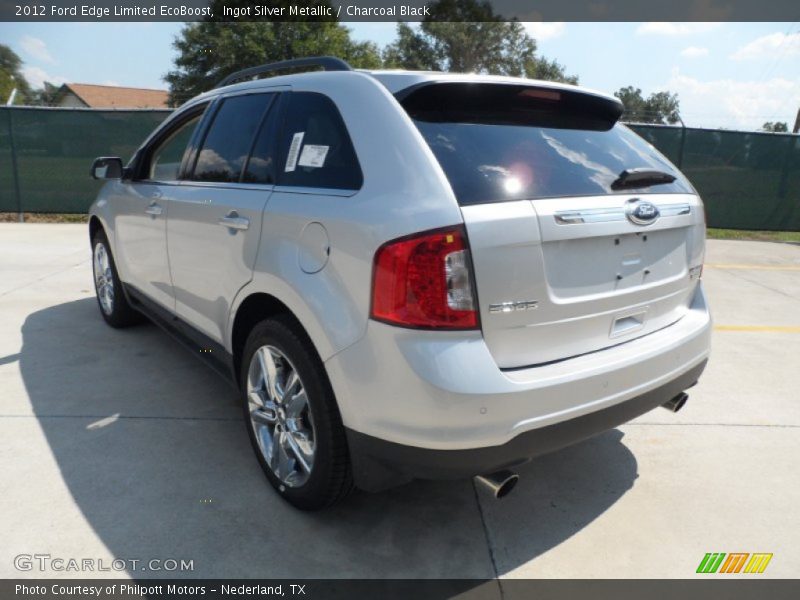 Ingot Silver Metallic / Charcoal Black 2012 Ford Edge Limited EcoBoost