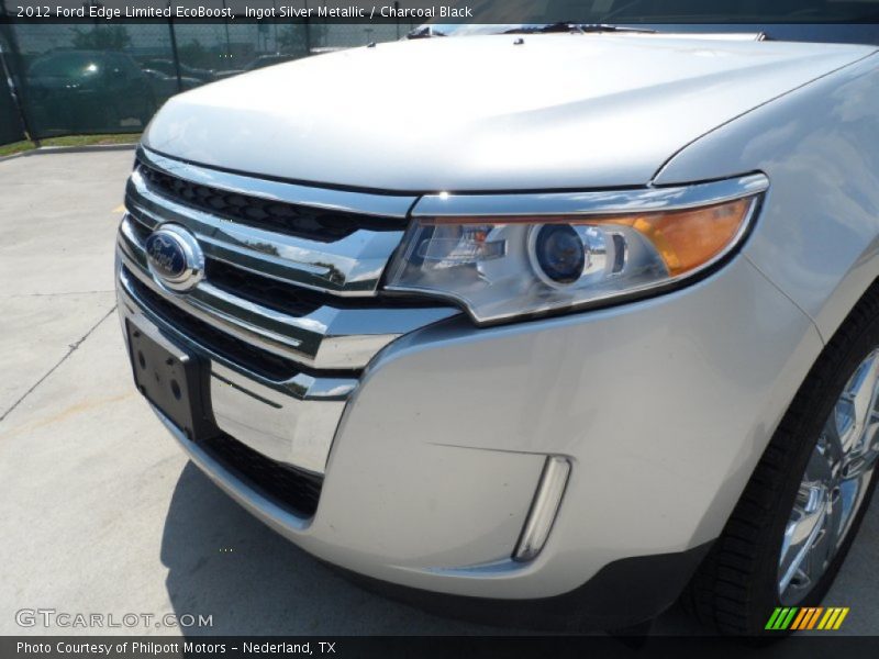 Ingot Silver Metallic / Charcoal Black 2012 Ford Edge Limited EcoBoost