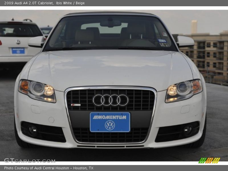 Ibis White / Beige 2009 Audi A4 2.0T Cabriolet