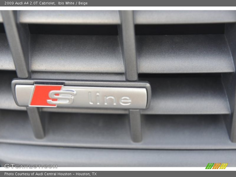 Ibis White / Beige 2009 Audi A4 2.0T Cabriolet