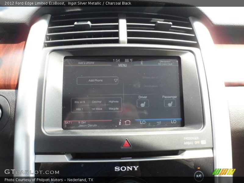 Controls of 2012 Edge Limited EcoBoost