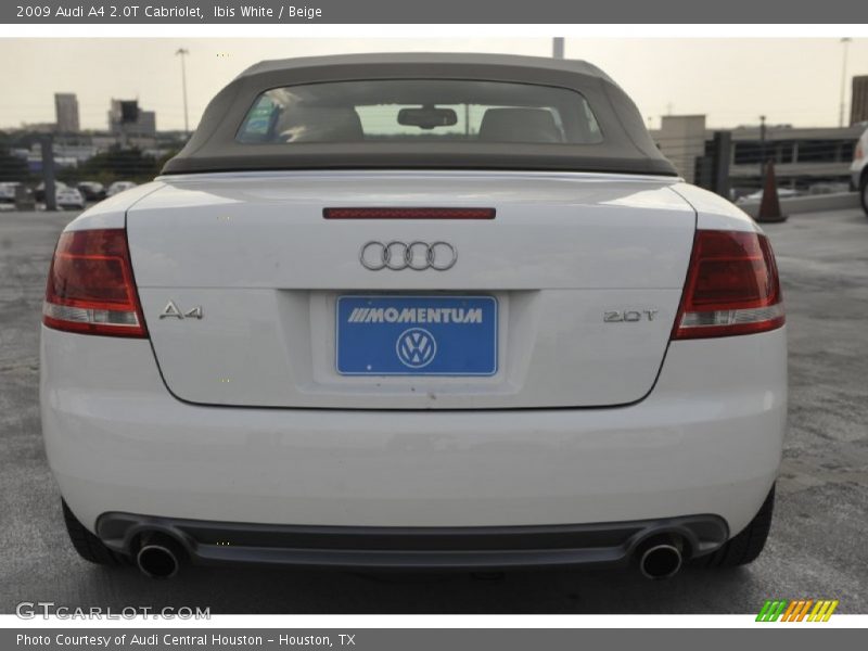 Ibis White / Beige 2009 Audi A4 2.0T Cabriolet