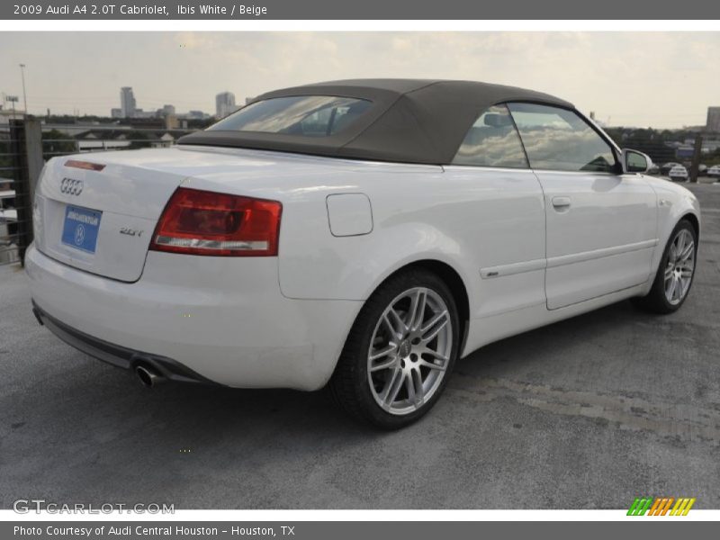 Ibis White / Beige 2009 Audi A4 2.0T Cabriolet