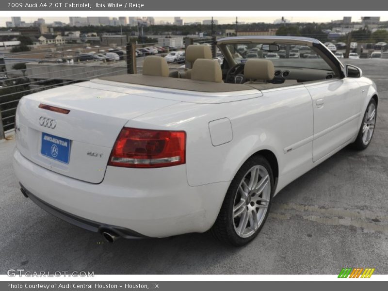 Ibis White / Beige 2009 Audi A4 2.0T Cabriolet