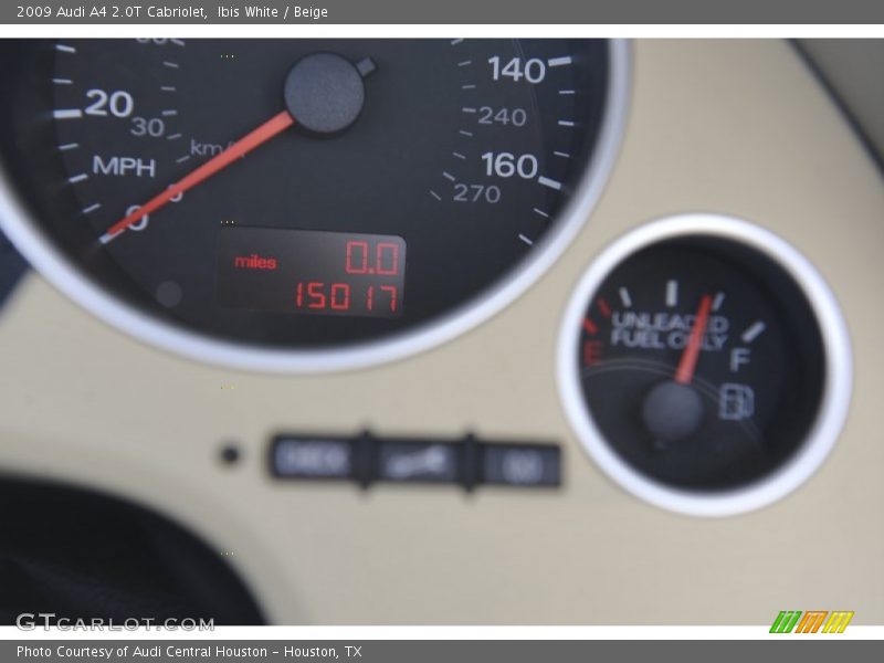 Ibis White / Beige 2009 Audi A4 2.0T Cabriolet