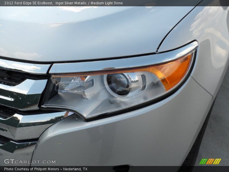 Ingot Silver Metallic / Medium Light Stone 2012 Ford Edge SE EcoBoost