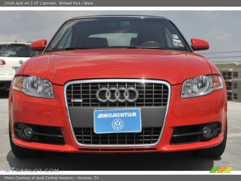 Brilliant Red / Black 2008 Audi A4 2.0T Cabriolet