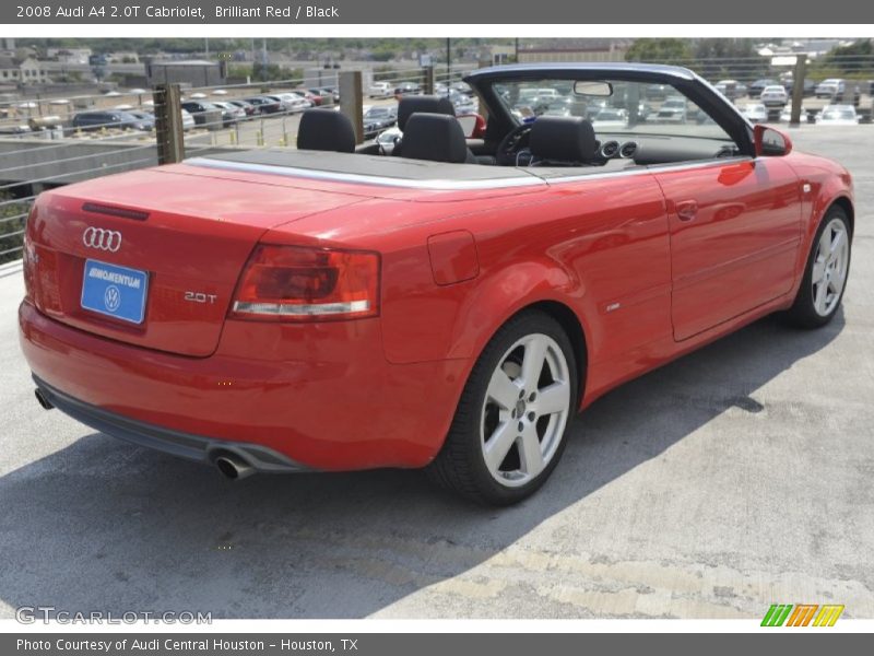 Brilliant Red / Black 2008 Audi A4 2.0T Cabriolet