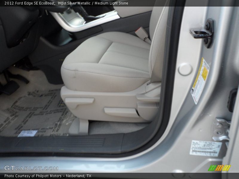  2012 Edge SE EcoBoost Medium Light Stone Interior