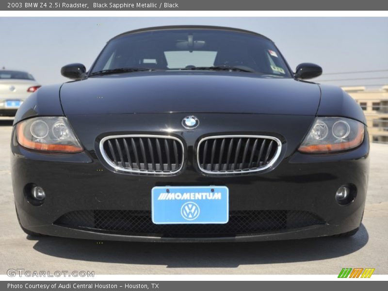 Black Sapphire Metallic / Black 2003 BMW Z4 2.5i Roadster