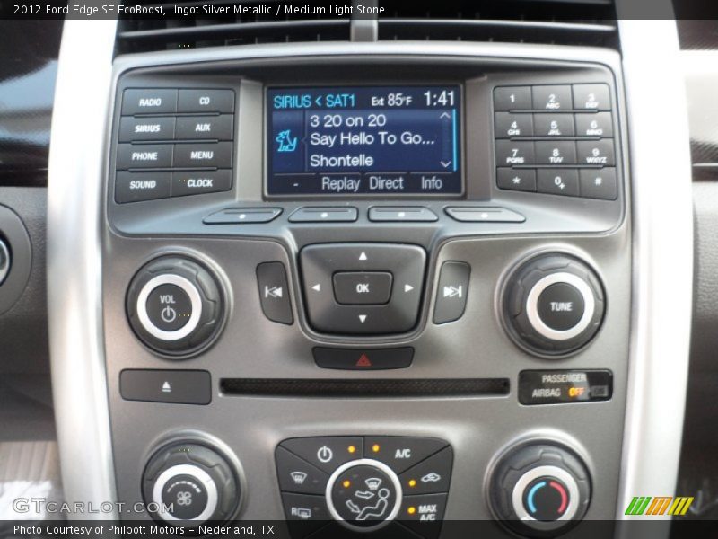 Controls of 2012 Edge SE EcoBoost