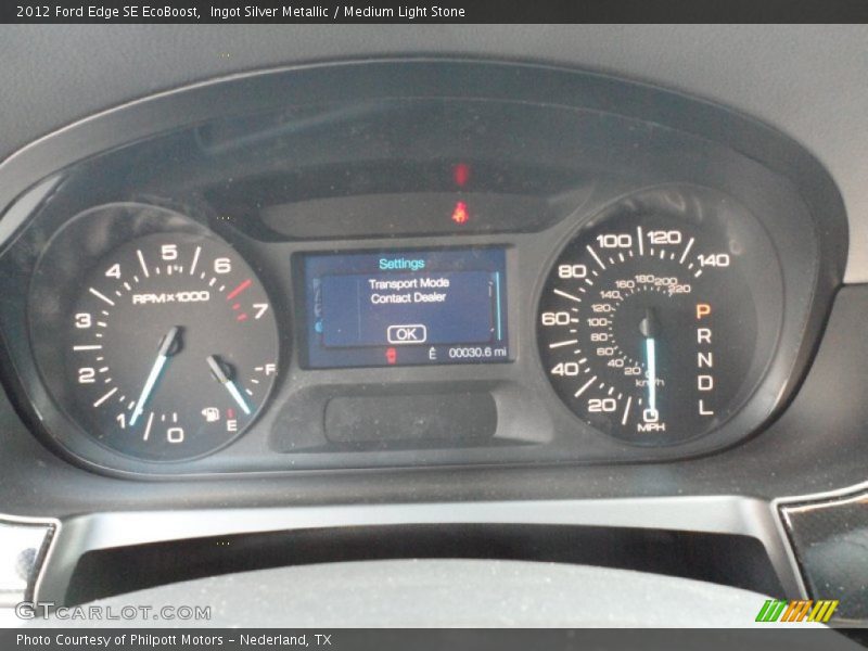  2012 Edge SE EcoBoost SE EcoBoost Gauges