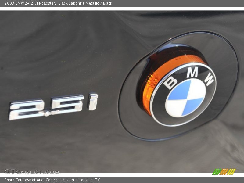 Black Sapphire Metallic / Black 2003 BMW Z4 2.5i Roadster