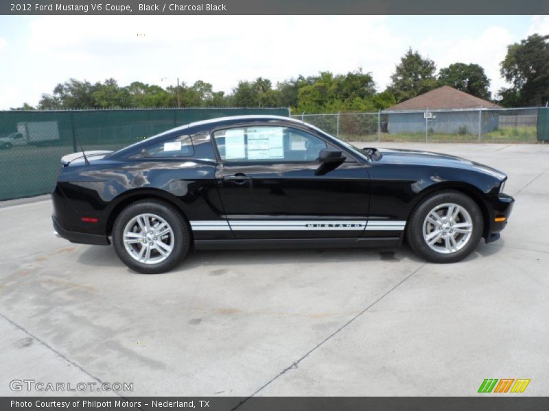 Black / Charcoal Black 2012 Ford Mustang V6 Coupe